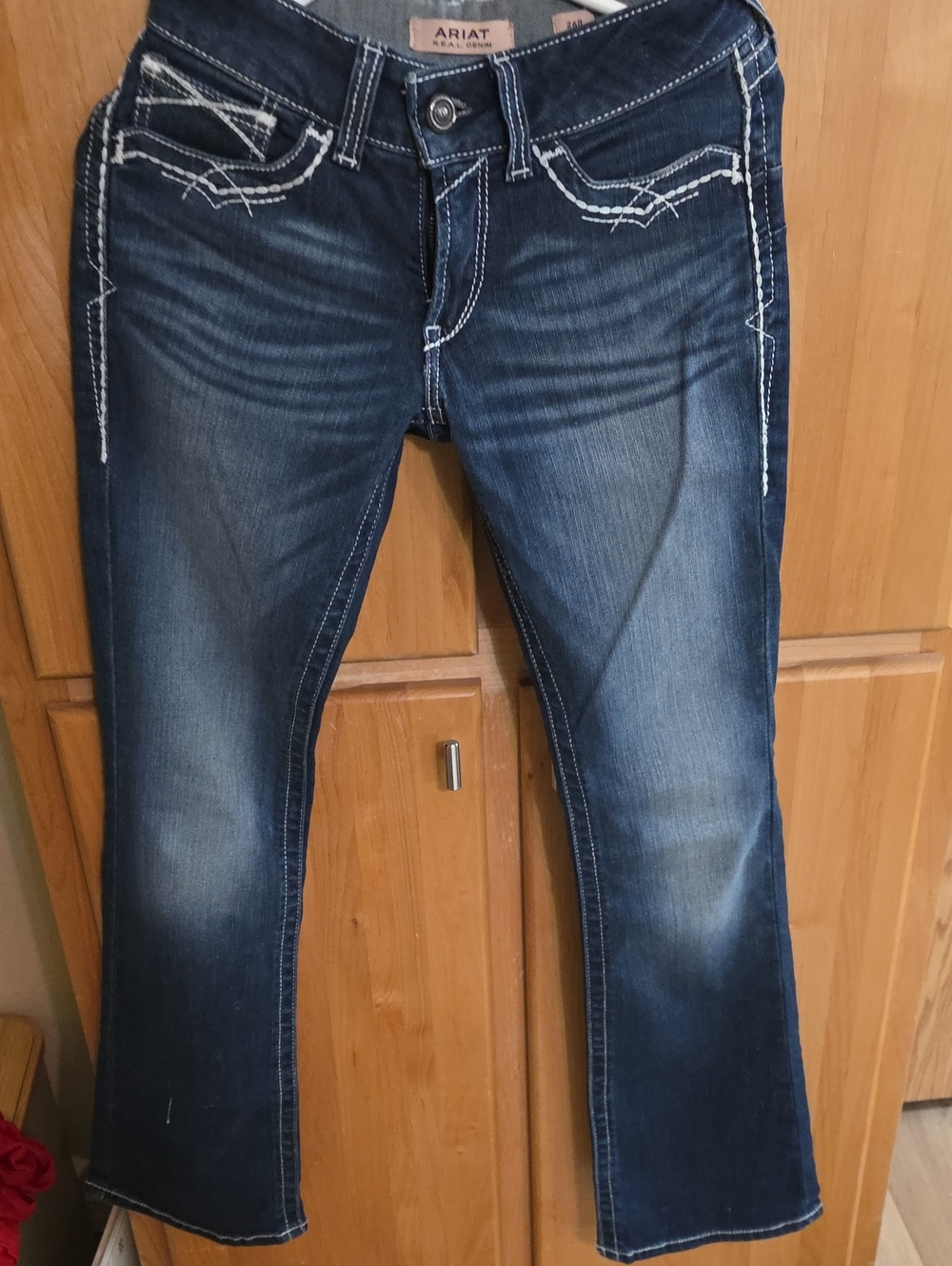 Ariat Women's Dark Indigo Bootcut Jeans with Contrast Stitching
